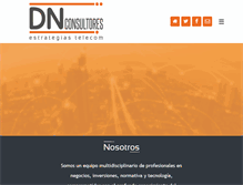 Tablet Screenshot of dnconsultores.com